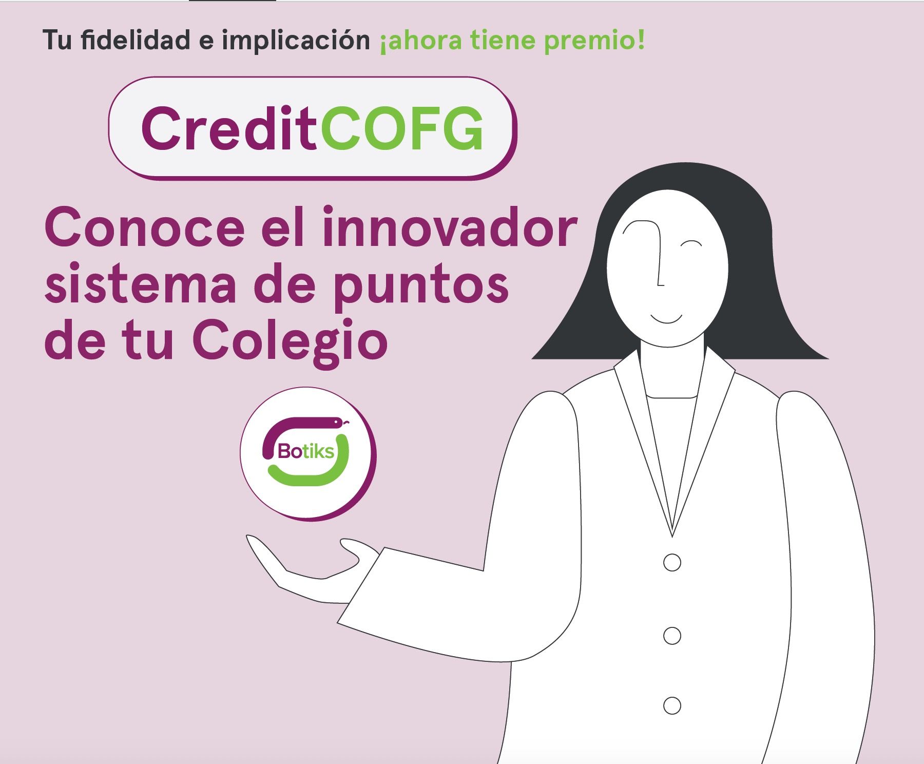 El COFG fomenta participación en actividades formativas y profesionales con programa de puntos CreditCOFG