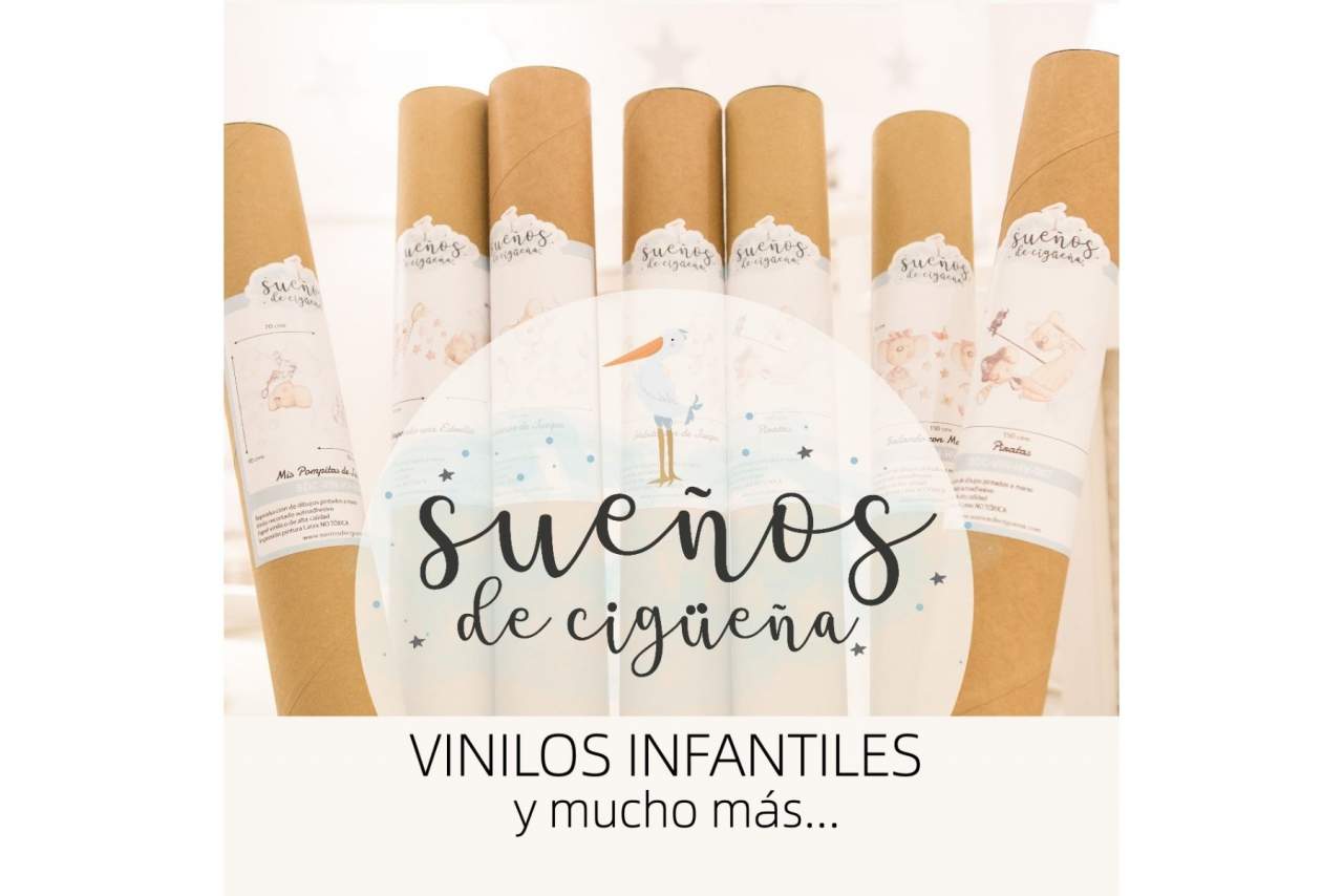 El éxito de la empresa Sueños de Cigüeña, referente en el sector de los vinilos infantiles