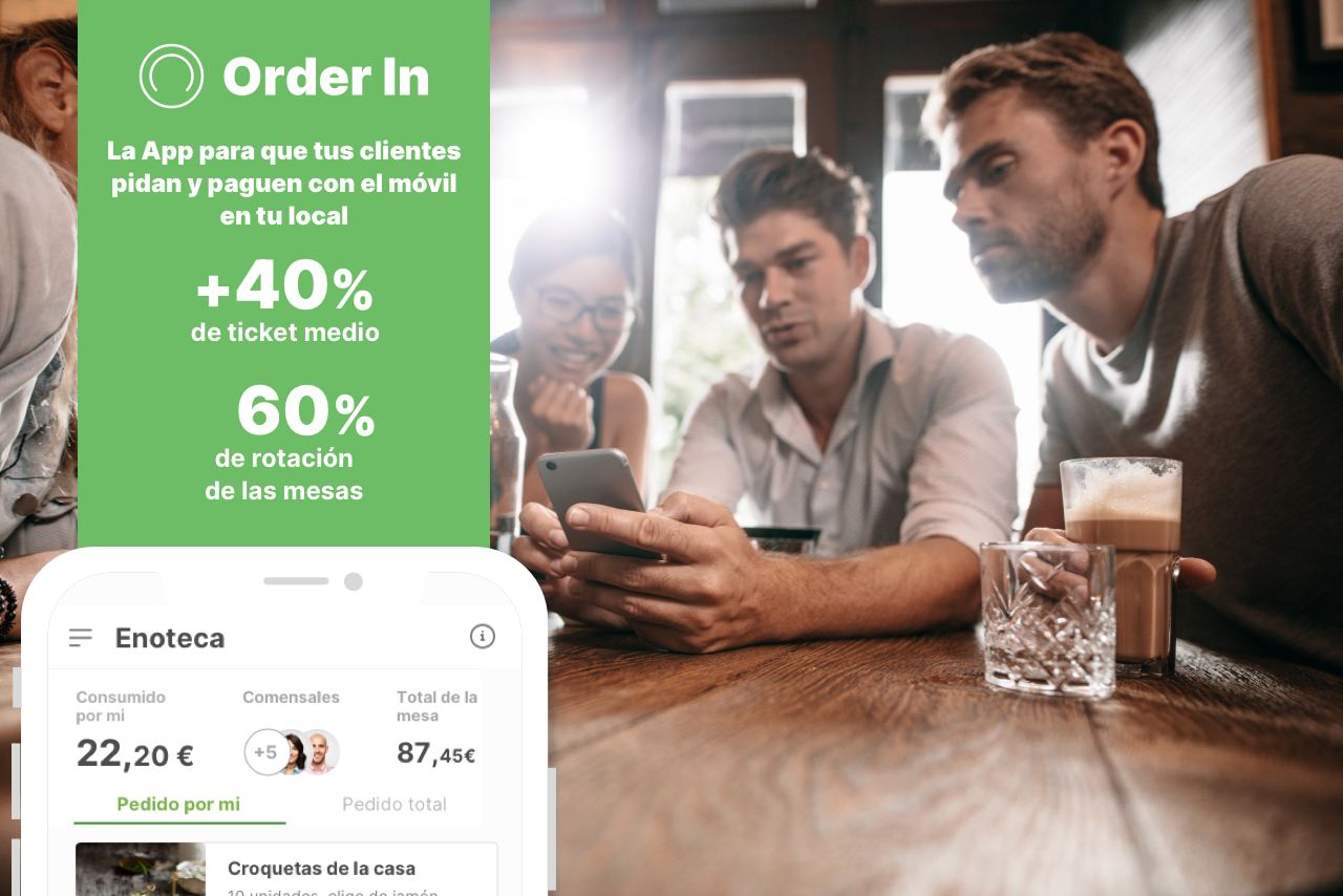 Order In propone la solución definitiva para aumentar el ticket medio de un restaurante gracias a una app