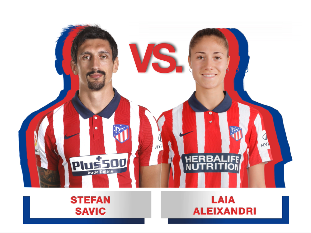 Stefan Savić frente a Laia Aleixandri. ¿Quién sabe más de fútbol?