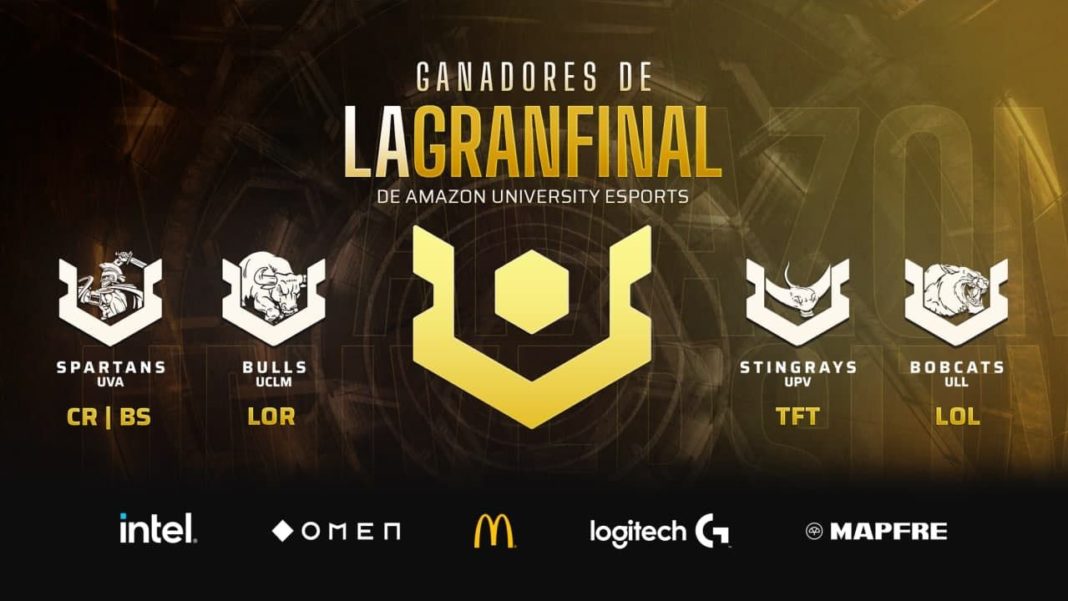 Foto de Ganadores Sexta Temporada Amazon UNIVERSY Esports