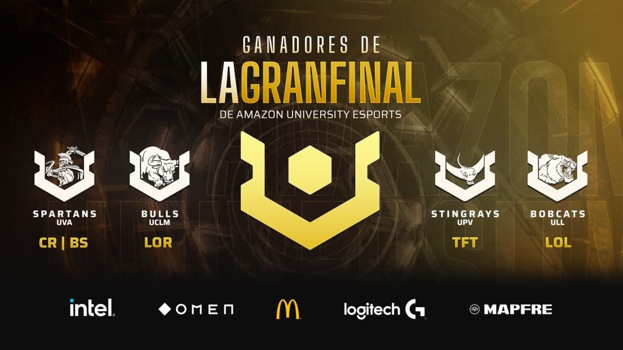 La sexta temporada de Amazon UNIVERSITY Esports ya tiene ganadores