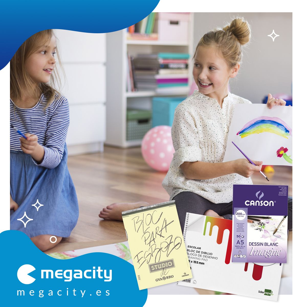 Conseguir blocs de dibujo personalizados en Megacity