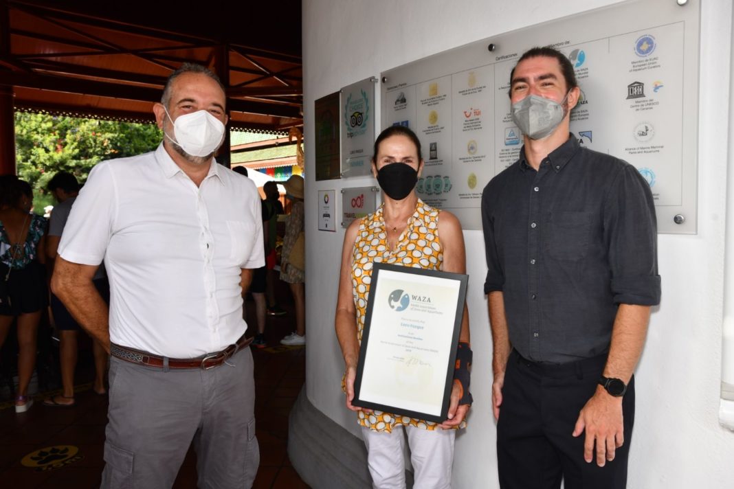 Foto de Martín Zordan, CEO de WAZA, visita Loro Parque