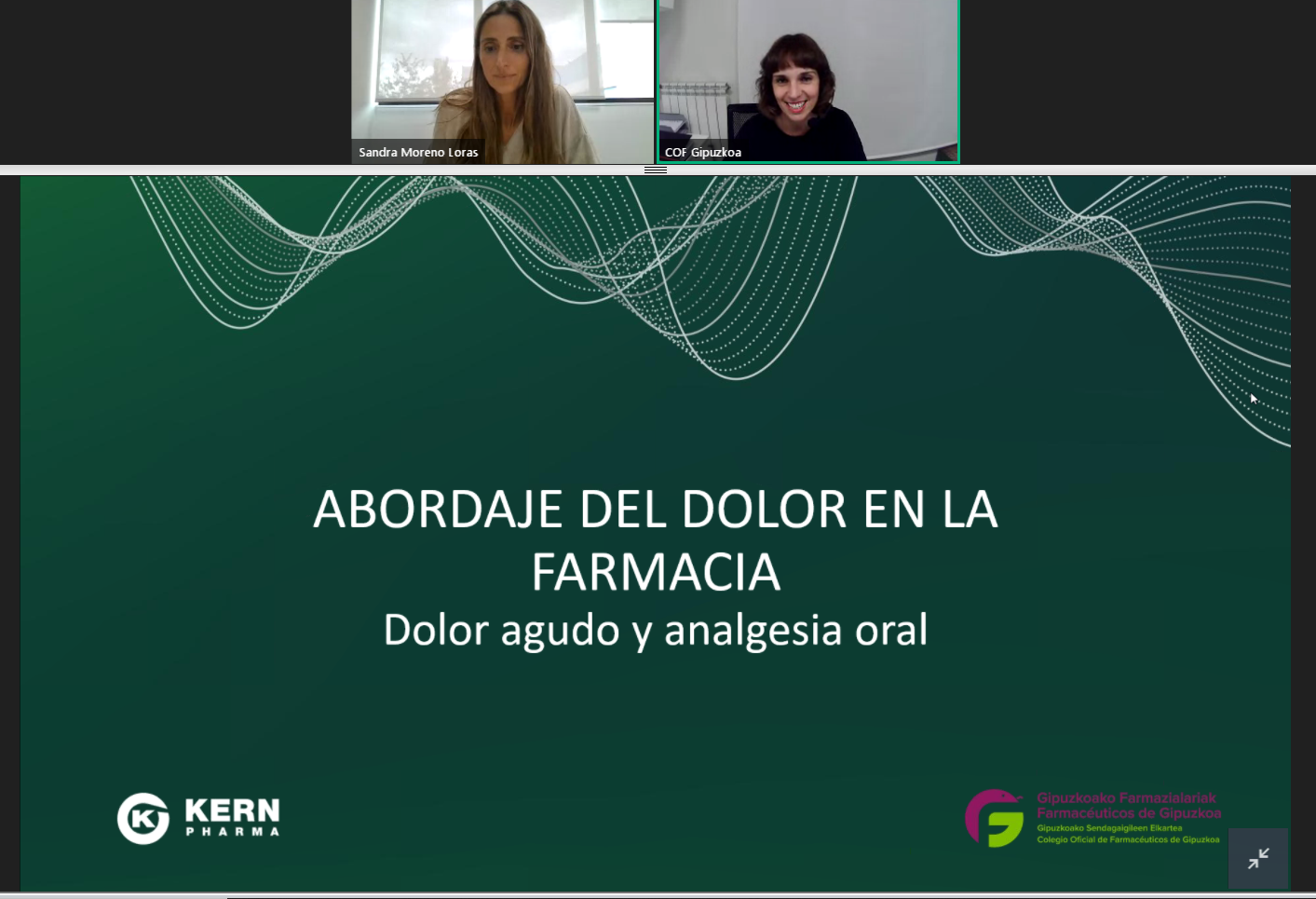 Farmacéuticos guipuzcoanos se forman en el abordaje del dolor agudo en la farmacia