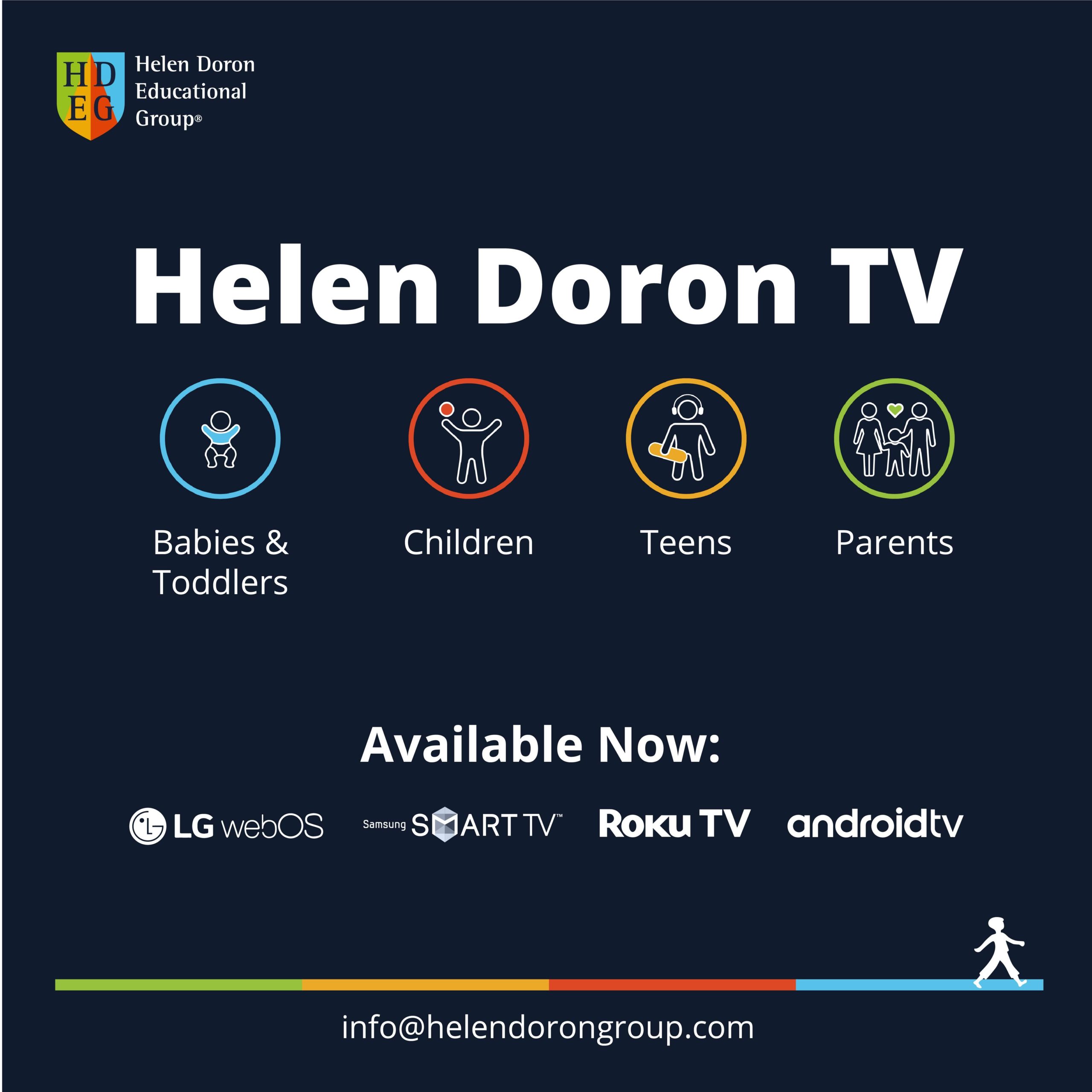 La nueva app para televisión Helen Doron ofrece una amplia variedad de contenido gratuito para todas las edades