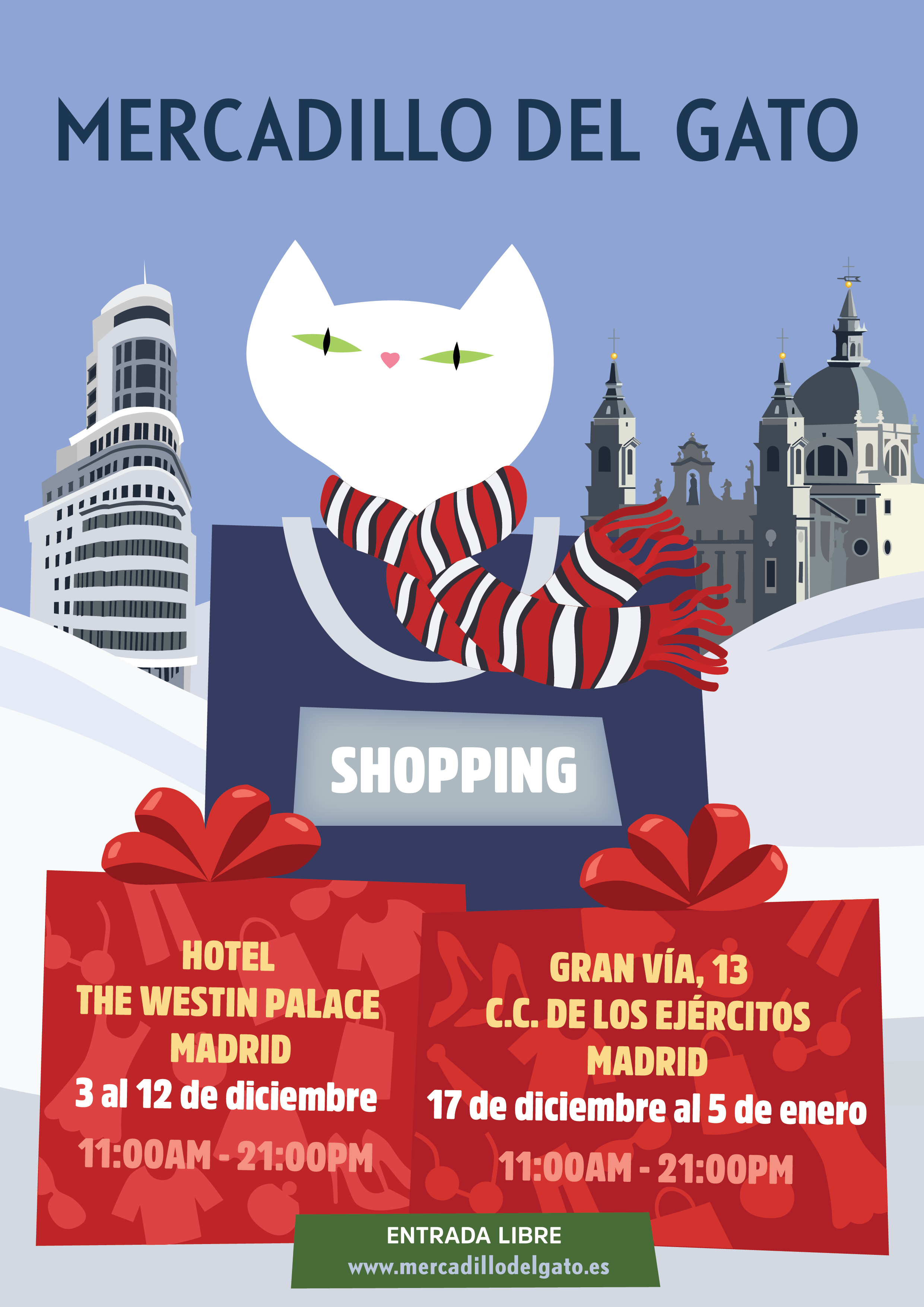 Vuelve un icono navideño a Madrid, vuelve el Mercadillo del Gato