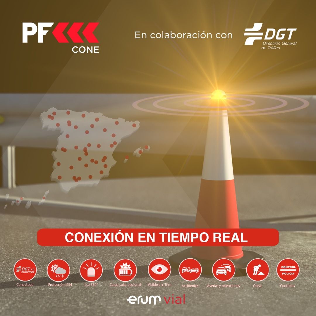 La española Erum Vial desarrolla el primer cono geolocalizado del mundo