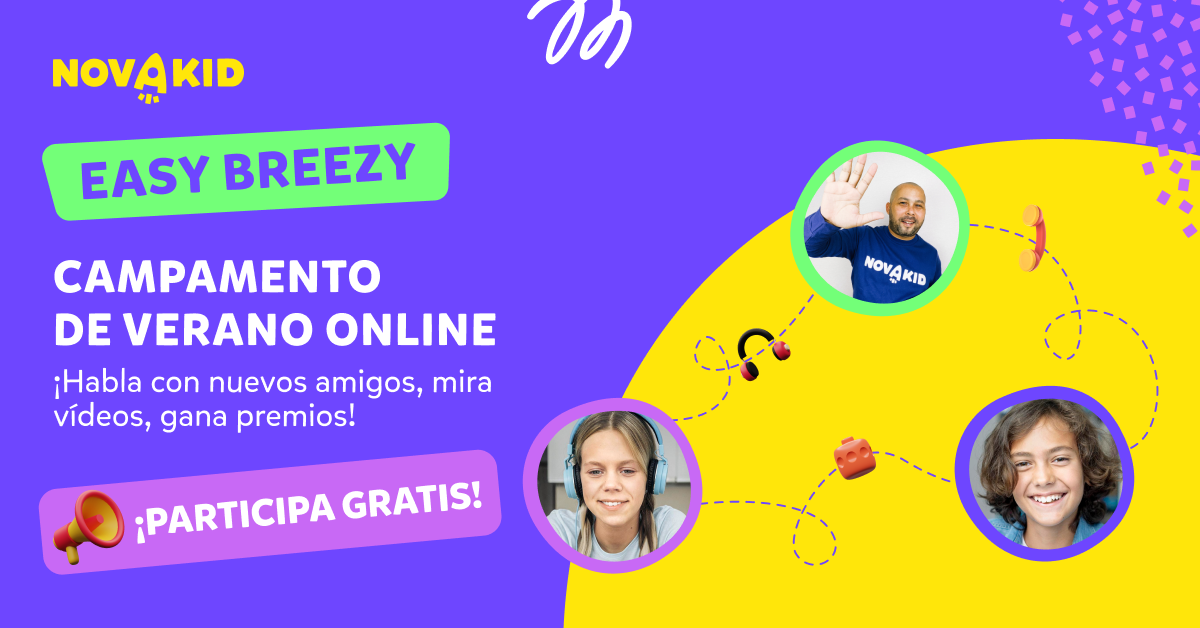 Easy Breezy Summer Camp - Novakid relanza su campamento de verano virtual para niños