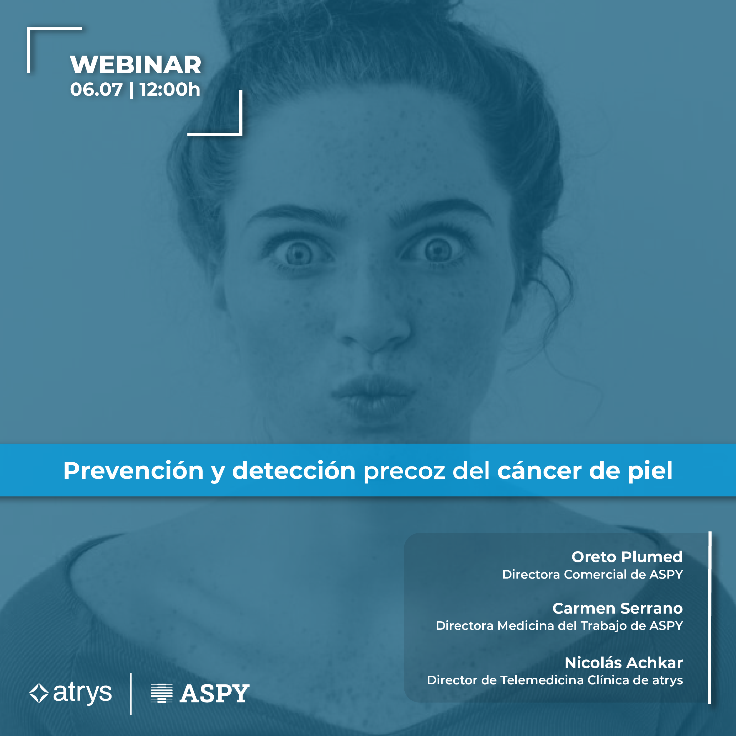 ASPY celebra un webinar sobre prevención y detección precoz del cáncer de piel