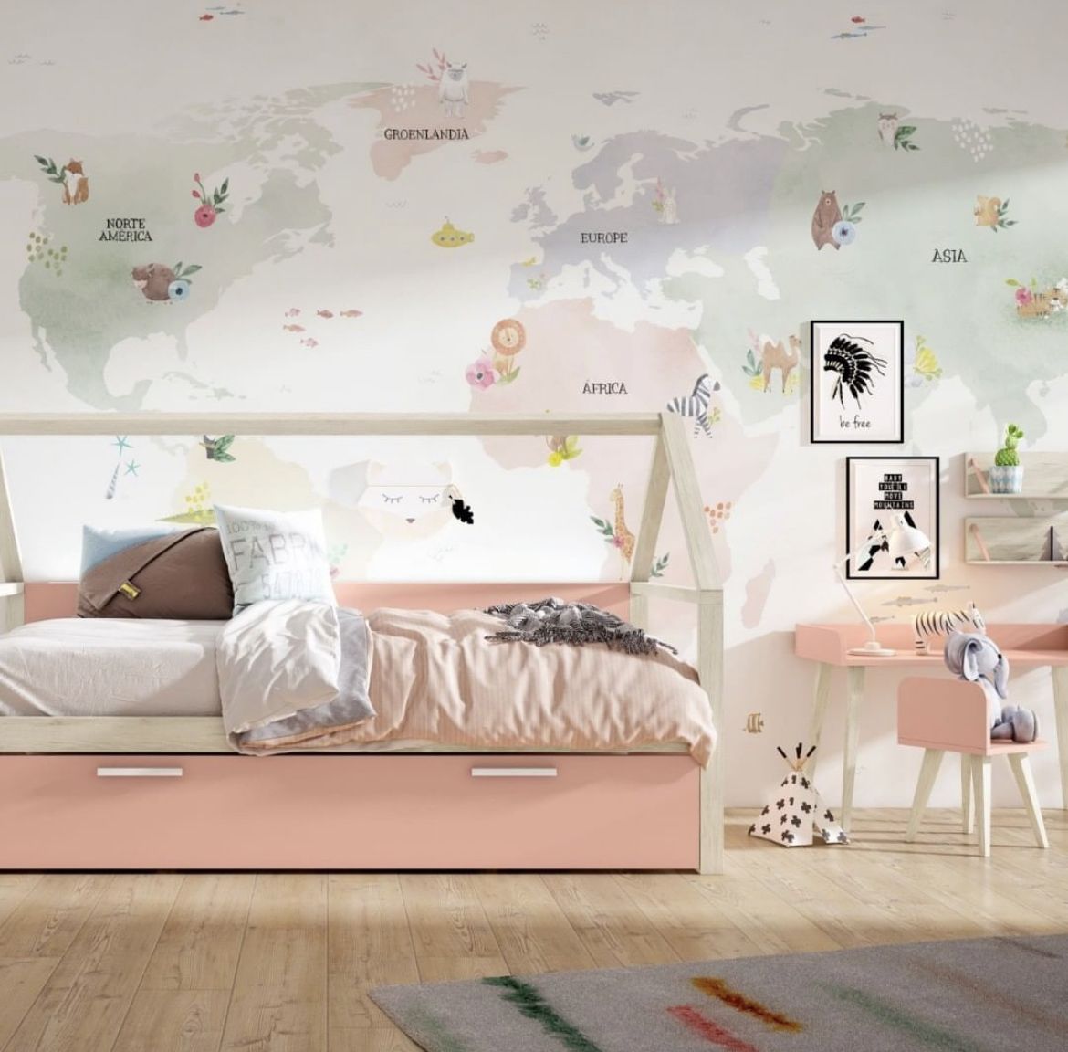 Menamobel propone cuatro estilos diferentes a la hora de decorar la habitación juvenil